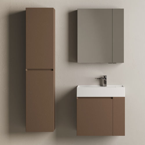 Meuble de salle de bain moderne - CUBIK 36 - IDEAGROUP - résidentiel / en bois / en HPL