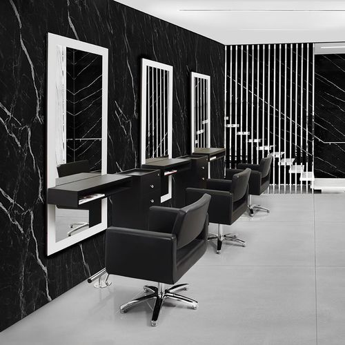 Fauteuil de coiffure contemporain - DANA - Comfortel - en vinyle / à hauteur réglable / avec pompe hydraulique
