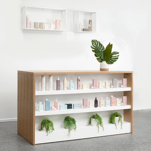 Banque d'accueil en bois - ANDERSON - Comfortel - pour salon de coiffure