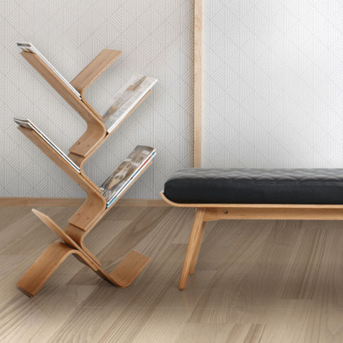 Porte-revues contemporain - SOLA - Comfortel - pour salon de coiffure / en bois / marron