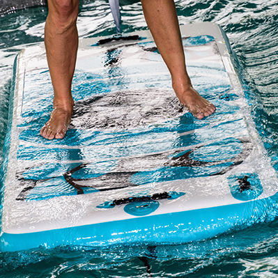 Matelas d'entraînement en PVC - AQUAFITMAT - POOLSTAR - en nylon / pour gymnastique / antidérapant