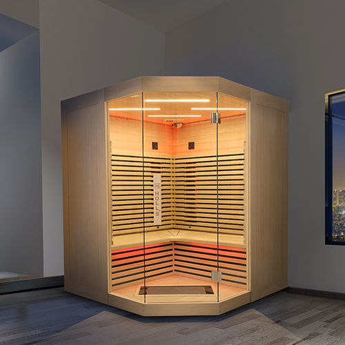 Sauna infrarouge - CANOPÉE - POOLSTAR - résidentiel / professionnel / en épicéa