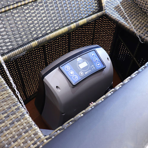 Boîte de rangement en bois - SP-MOB165C-M5 - POOLSTAR - en composite / avec couvercle