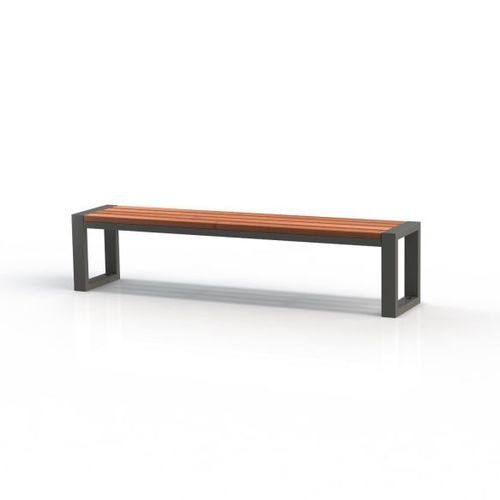 Banc public contemporain - KS2600 - Darba Spars - en acier / bois / en pin