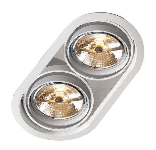 Spot encastrable au plafond - ECLIPS TWIN - TAL - halogène / rond / d'aluminium