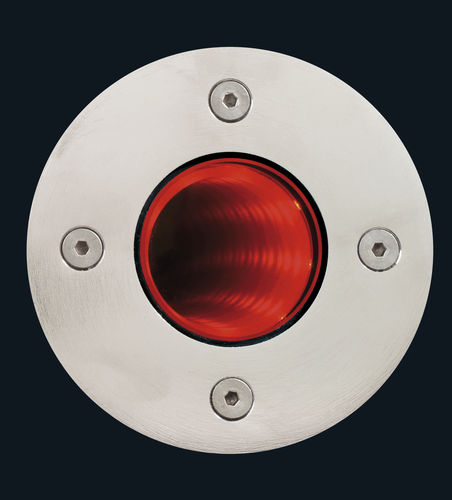 Luminaire encastrable au sol - GEENO - TAL - fluorescent / rond / en acier inoxydable