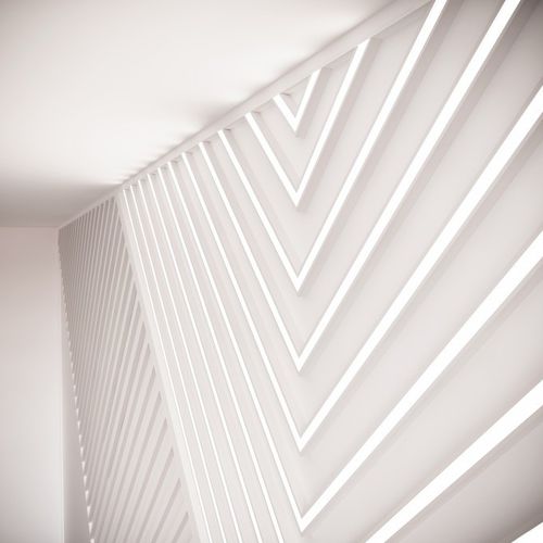 Profil éclairant mural - CX190 U-PROFILE - Orac Decor® - au plafond / à LED / en aluminium