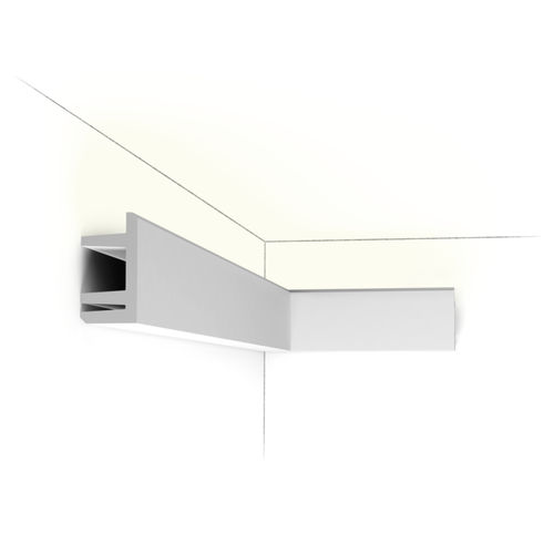 Profil éclairant mural - C381 L3 - Orac Decor® - au plafond / à LED / en polyuréthane