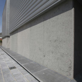 Plaquette de parement en pierre - ENODESIGN® - Carrières du Hainaut - pour façade / texturée / grise