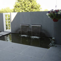 Carrelage en pierre calcaire - SCOURED - Carrières du Hainaut - lisse / de jardin / pour plage de piscine