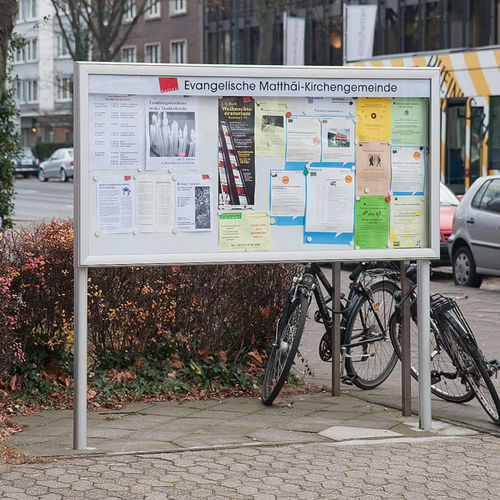 Panneau d'affichage d'extérieur - BACHECHE DA ESTERNO DA TERRA - STUDIO T - magnétique / en aluminium
