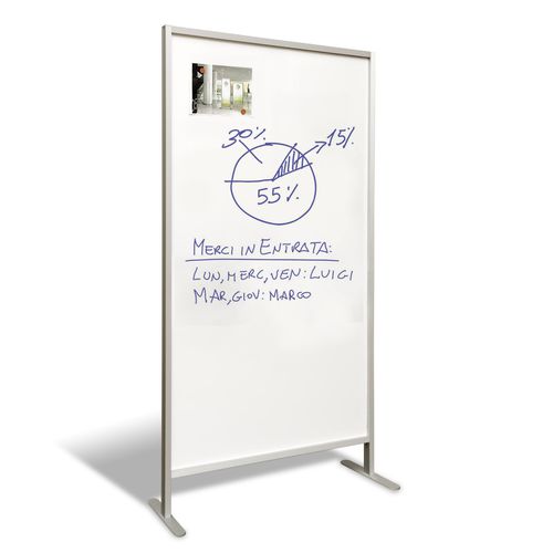 Tableau magnétique - ESPO610 - STUDIO T - effaçable / blanc / sur pied