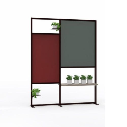 Séparateur de bureau auto-portant - TETRIXQ143 - STUDIO T - en aluminium / en méthacrylate / modulable