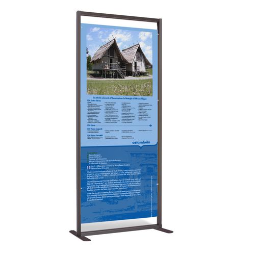 Totem signalétique - INUNO - STUDIO T - publicitaire / pour espace public / pour établissement public