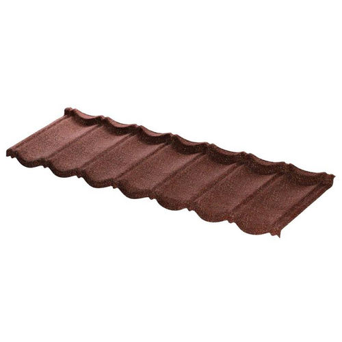 Tuile mécanique - DECRA® CLASSIC - AHI ROOFING / IKO METALS FRANCE - galbée / grand moule / en acier