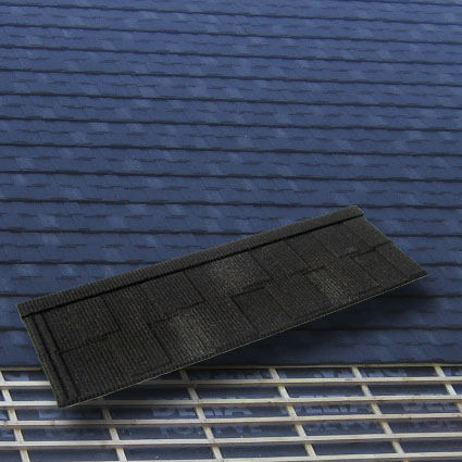 Tuile plate - GERARD® SENATOR - AHI ROOFING / IKO METALS FRANCE - en métal / petit moule / aspect ardoise