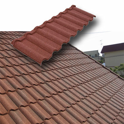 Tuile en métal - GERARD® MILANO - AHI ROOFING / IKO METALS FRANCE - galbée / à emboitement / double