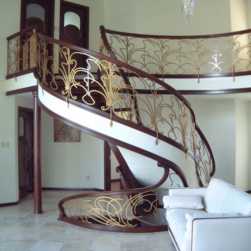Garde-corps en métal - RUSSIA 1810 - BATTIG DESIGN - à barreaux / d'intérieur / pour escalier