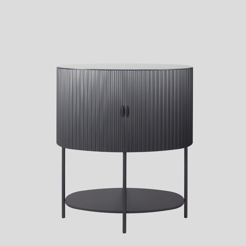 Buffet sur pieds hauts - W81  - Wogg - contemporain / en aluminium / à rideaux