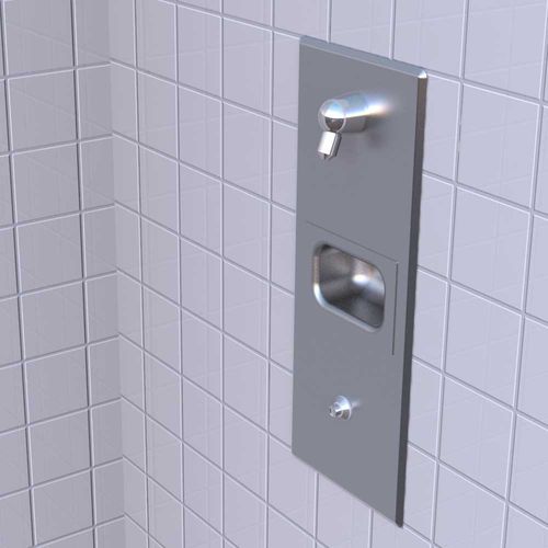 Douche en acier inoxydable - PENAL-WARE® : 1741 - Acorn