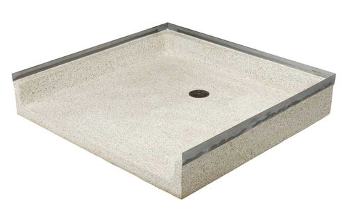 Receveur de douche carré - TERRAZZO-WARE® : SBADA-36-3F - Acorn - à encastrer / en pierre naturelle