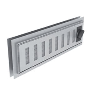 Grille de ventilation en métal - COULISSANTE - Tunal Demconstruct - rectangulaire / réglable