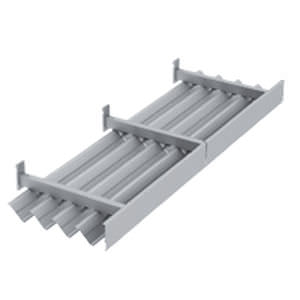Brise-soleil en aluminium - ZALERO 95Z-H - Tunal Demconstruct - pour façade / horizontal