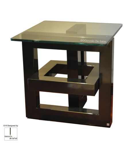 Table d'appoint contemporaine - IOS - GONZALO DE SALAS - en métal / rectangulaire / résidentielle