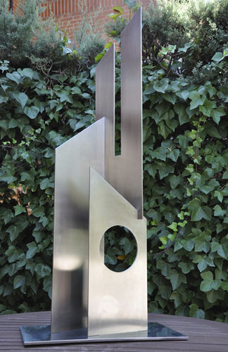 Sculpture en inox - ARQUITECTURA ABSTRACTA I - GONZALO DE SALAS - pour espace public