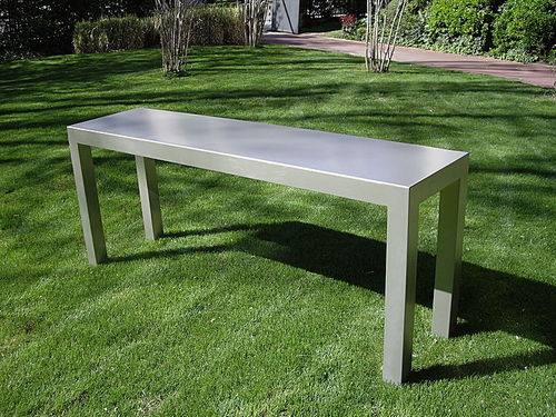 Console contemporaine - CONSOLE 4 - GONZALO DE SALAS - en métal / rectangulaire / résidentielle