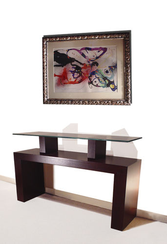 Console contemporaine - ATRIA - GONZALO DE SALAS - en bois / rectangulaire / résidentielle