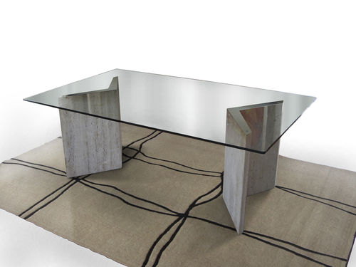 Table contemporaine - HUALAPAI - GONZALO DE SALAS - en marbre / rectangulaire