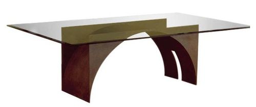 Table design original - VIRIATO - GONZALO DE SALAS - en verre / rectangulaire