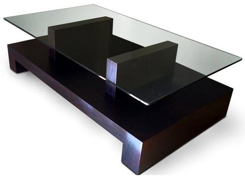 Table basse contemporaine - ATRIA - GONZALO DE SALAS - en verre / rectangulaire / résidentielle