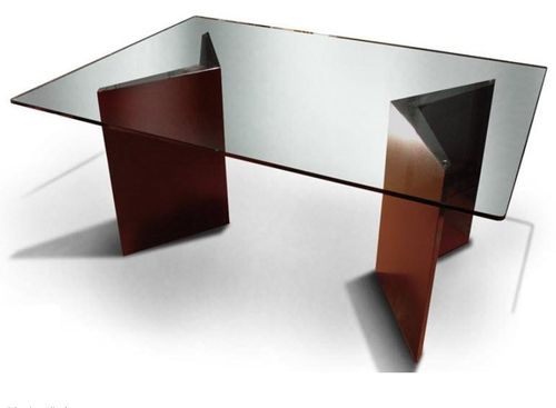 Table contemporaine - HUALAPAI - GONZALO DE SALAS - en verre / rectangulaire