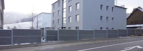 Barrière acoustique - ALUFERA® - R. Kohlhauer - fixe / en aluminium / pour espace public