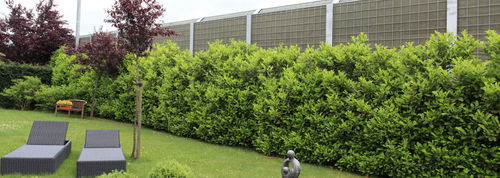 Barrière acoustique - PLANTA® - R. Kohlhauer - fixe / en aluminium / pour espace public