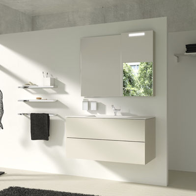 Meuble vasque suspendu - BLOCK : 779121803 AAA BBB - COSMIC - en bois / en CristalPlant® / contemporain