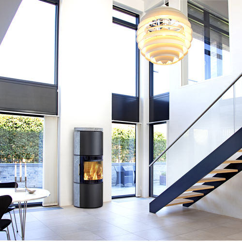 Poêle à bois - 3530 - HWAM Intelligent Heat AS - 0 - 5 kW / contemporain / en métal