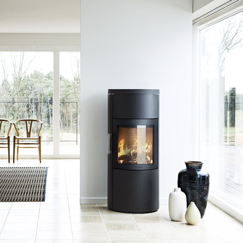 Poêle à bois - 3520 - HWAM Intelligent Heat AS - 0 - 5 kW / contemporain / en métal