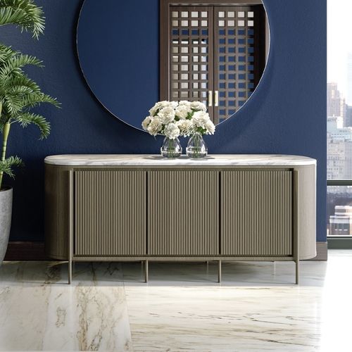 Buffet contemporain - GALAPAGOS 101 - Adriana Hoyos - en bois / en marbre / en quartzite