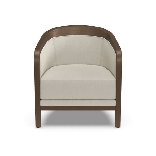 Fauteuil contemporain - GALAPAGOS 200 - Adriana Hoyos - en tissu / beige / couleur personnalisable