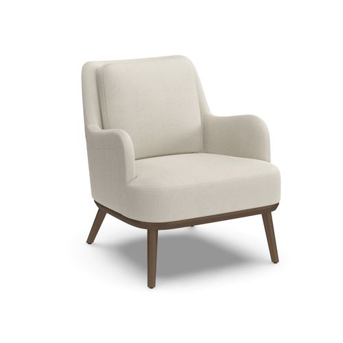 Fauteuil contemporain - GALAPAGOS 400 - Adriana Hoyos - en tissu / en cuir / avec coussin amovible