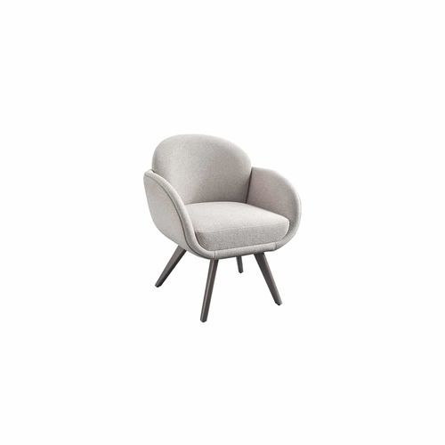 Chaise contemporaine - GEM 130 - Adriana Hoyos - d'intérieur / en tissu / avec piètement en bois