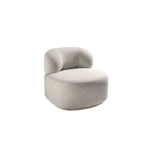 Chauffeuse contemporaine - LUA 401 - Adriana Hoyos - en tissu / tapissée / grise
