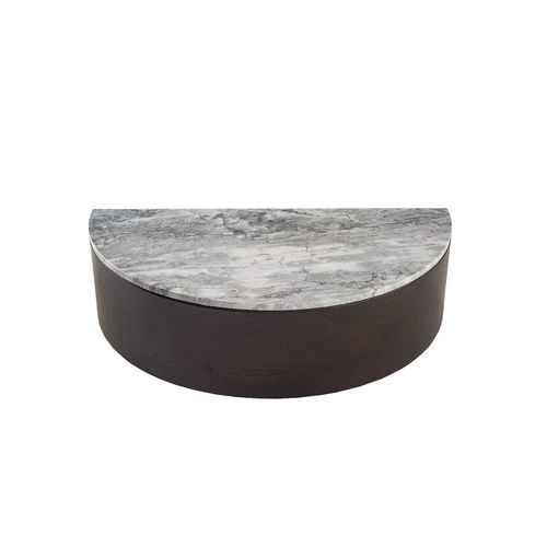 Table basse contemporaine - LUA 201 - Adriana Hoyos - en marbre / en quartzite / avec piètement en bois massif