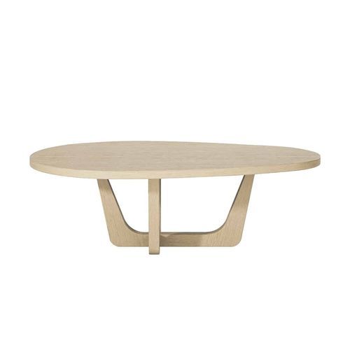 Table basse contemporaine - RUMBA 200 - Adriana Hoyos - en chêne / avec piètement en chêne / résidentielle