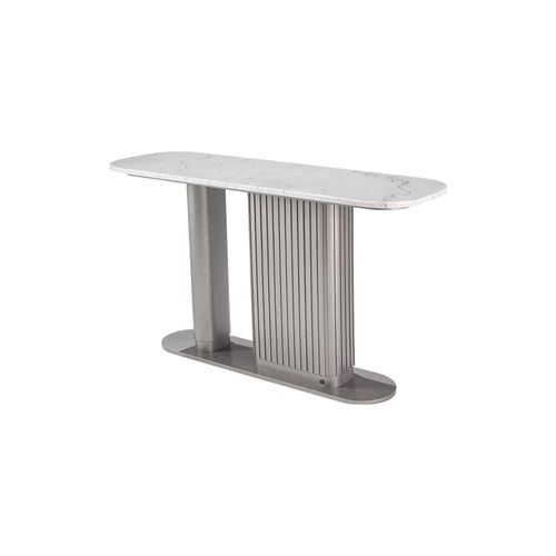 Console contemporaine - GEM 111 - Adriana Hoyos - en marbre / en quartzite / avec piètement en bois