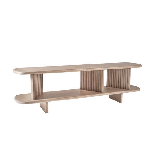 Console contemporaine - LUA 110 - Adriana Hoyos - en bois massif / avec piètement en bois massif / rectangulaire