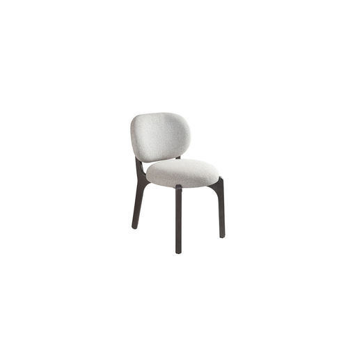 Chaise de salle à manger contemporaine - LUA S/B 200 - Adriana Hoyos - d'intérieur / en tissu / avec piètement en bois massif